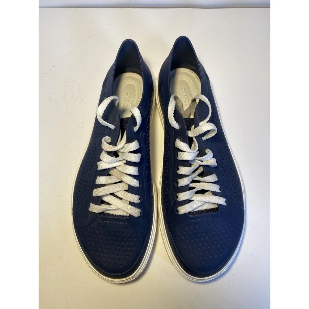 Crocs Citilane Roka Court Men's Size 8 Blue Casual Shoes‎